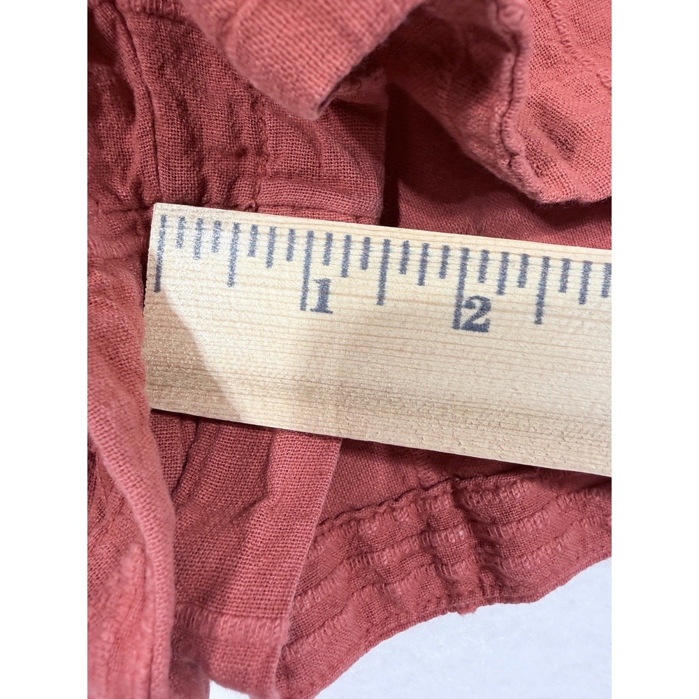 Free People Knotty But Nice Romper In Coral Size Medium - Picture 6 of 8